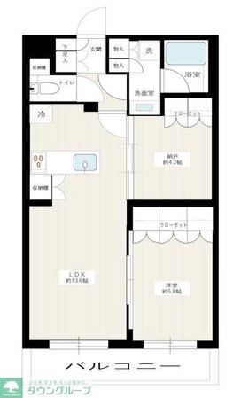 セジョリ板橋坂下IIの物件間取画像
